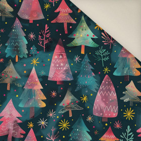 Pink Vintage Christmas wz. 5- Upholstery velour 