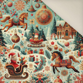 Vintage Christmas wz.20- Upholstery velour 