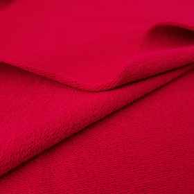 Thick looped knit (P290) - RED WINE (D-211)