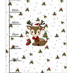 WINTER ANIMALS wz.13 - panel (60cm x 50cm) looped knit