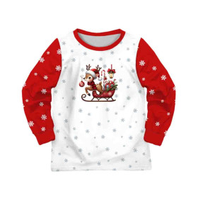 CHILDREN'S PAJAMAS " MIKI" - WINTER ANIMALS VZ. 18 - sewing set