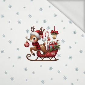 WINTER ANIMALS wz.18 - panel (60cm x 50cm) looped knit