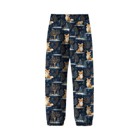 CHILDREN'S SOFTSHELL TROUSERS (YETI) - WINTER ANIMALS PAT.6 - sewing set