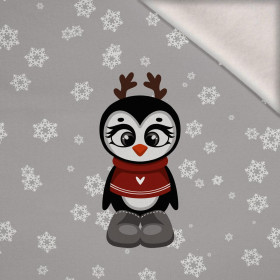 WINTER ANIMALS wz. 7 - panel (60cm x 50cm) brushed knitwear with elastane ITY