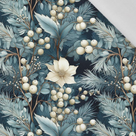 WINTER FLOWERS WZ.2 - quick-drying woven fabric