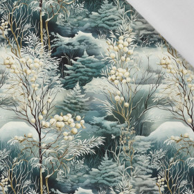 WINTER FOREST VZ. 3 - Cotton woven fabric