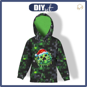 KID'S HOODIE (ALEX) - WINTER PIXEL WZ.2 - sewing set