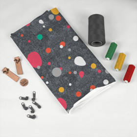 COLORFUL DOTSIES / ACID WASH GRAPHITE - Softshell light