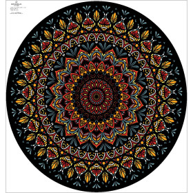 AFRICAN MANDALA - circle skirt panel