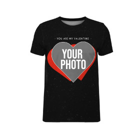 MEN'S T-SHIRT - MY VALENTINE - WITH YOUR OWN PHOTO - sewing set