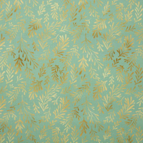GOLDEN CORALS (GOLDEN OCEAN) / mint - single jersey with elastane 