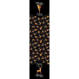 TABLE RUNNER PANEL - GOLDEN DEERS - sewing set