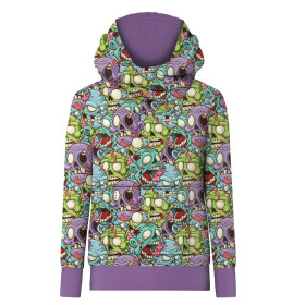 HYDROPHOBIC HOODIE UNISEX - ZOMBIE - sewing set