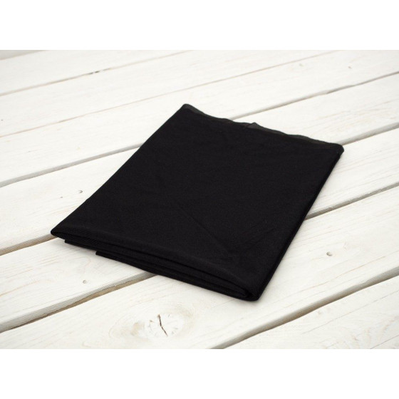 BLACK - lurex knit fabric