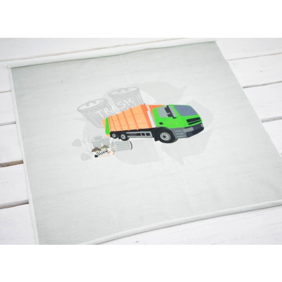 GARBAGE TRUCK - panel, looped knit PE240