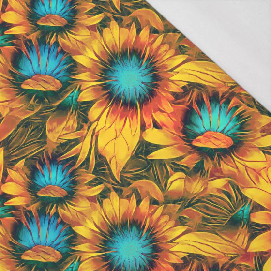 SUNFLOWERS pat. 1 - single jersey with elastane 