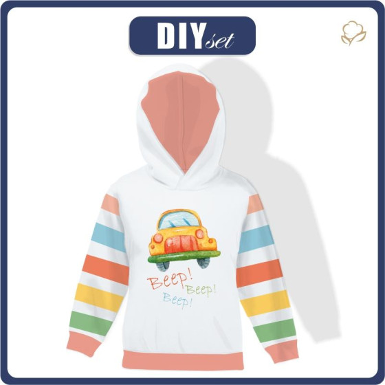 KID'S HOODIE (ALEX) - BEEP! BEEP! - sewing set