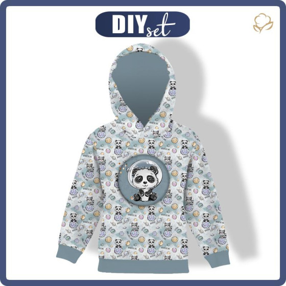 KID'S HOODIE (ALEX) - SPACE CUTIES pat. 12 (CUTIES IN THE SPACE) - sewing set