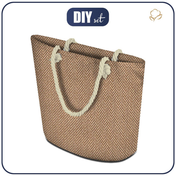 TOTE BAG - JUTE / beige - sewing set