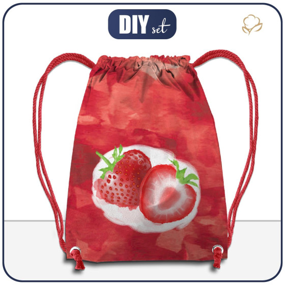 GYM BAG - STRAWBERRY - sewing set