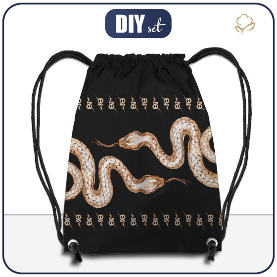 GYM BAG - SNAKE pat. 3 (MAGIC) - sewing set