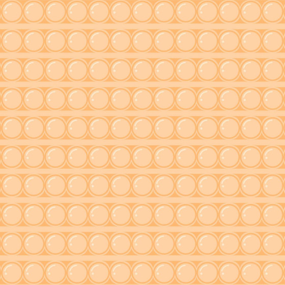 BUBBLED / peach