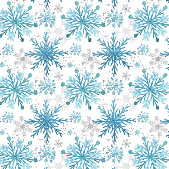 BLUE SNOWFLAKES pat. 2