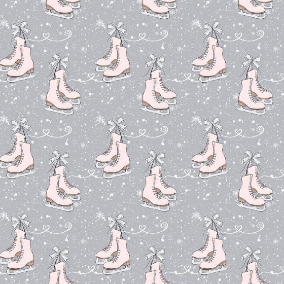 PINK ICE SKATES (WINTER) 