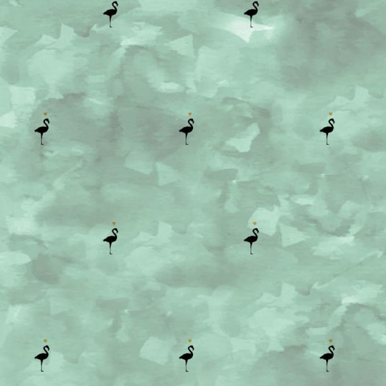 FLAMINGOS (minimal) / CAMOUFLAGE pat. 2 (modern mint)