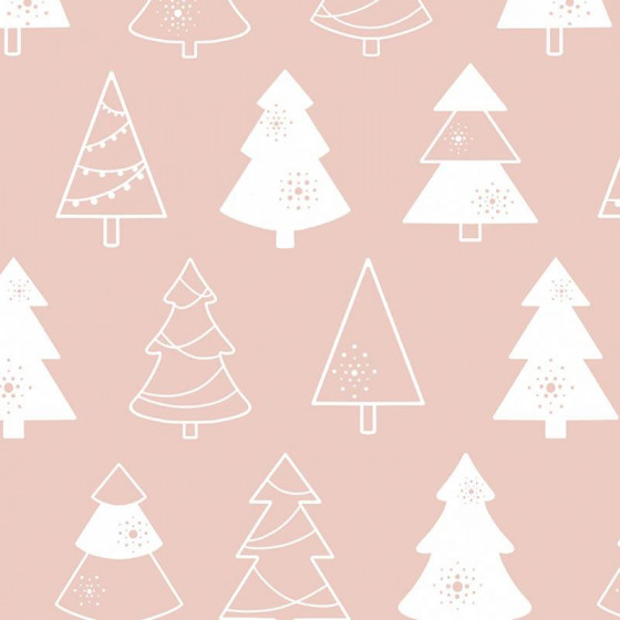 GLAZED CHRISTMAS TREES (CHRISTMAS GINGERBREAD) / dusky pink