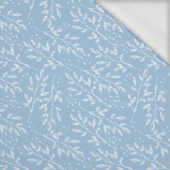 FROSTED TWIGS (ENCHANTED WINTER) - looped knit fabric