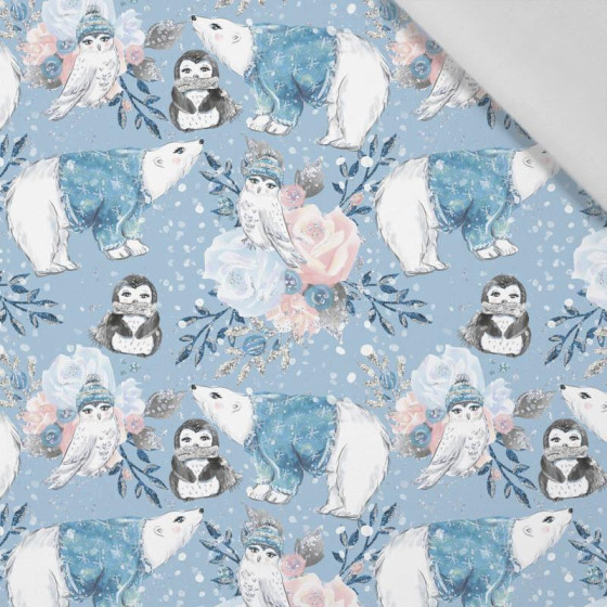 ENCHANTED WINTER MIX / light blue (ENCHANTED WINTER) - Cotton woven fabric