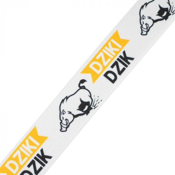 Woven printed elastic band - DZIKI DZIK / Choice of sizes