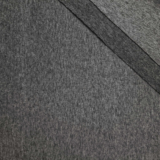 D-08 MELANGE GRAPHITE - Punto knitwear 