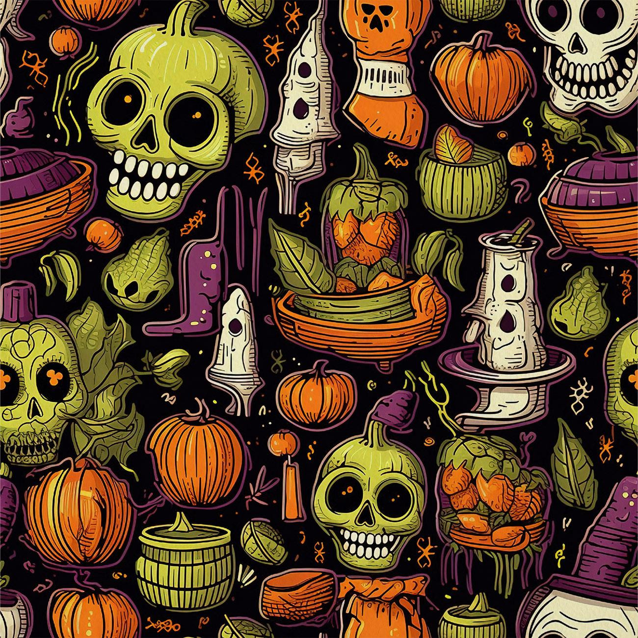 HALLOWEEN wz.12- Welur tapicerski