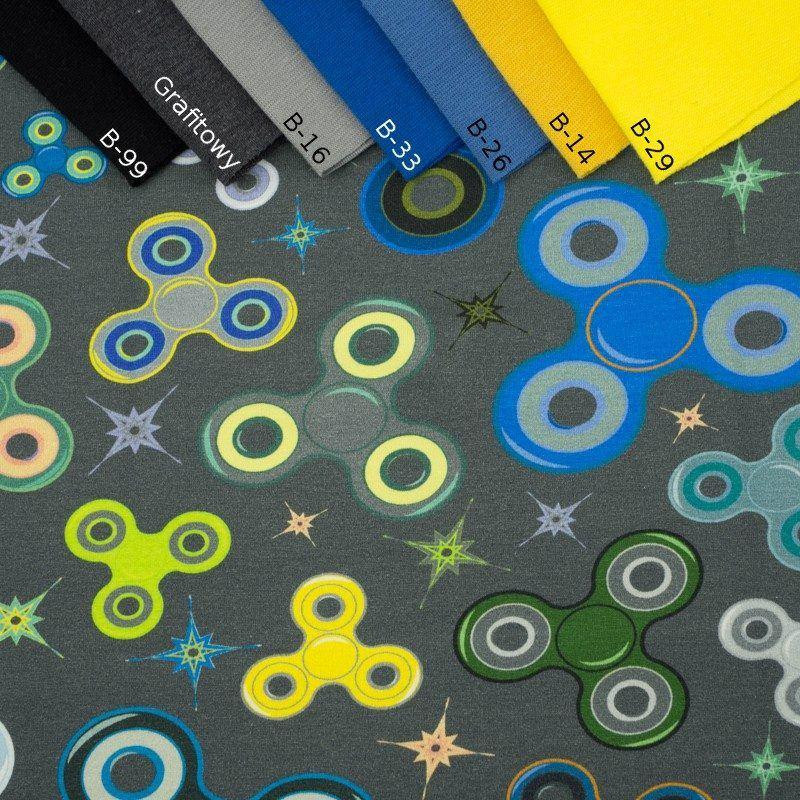 SPINNERY / szary - dresówka pętelkowa SP250