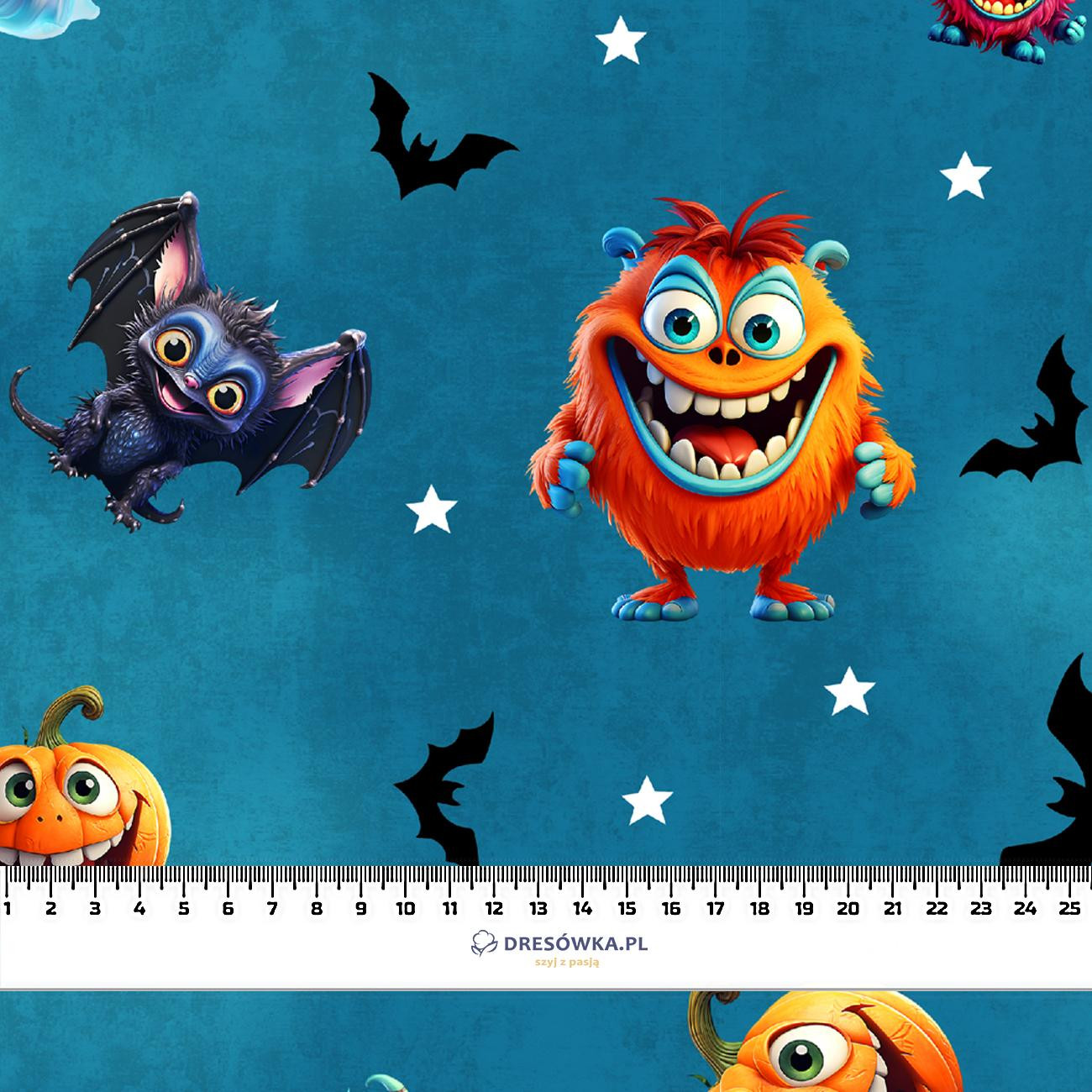Cute Halloween wz. 4 - tkanina wodoodporna