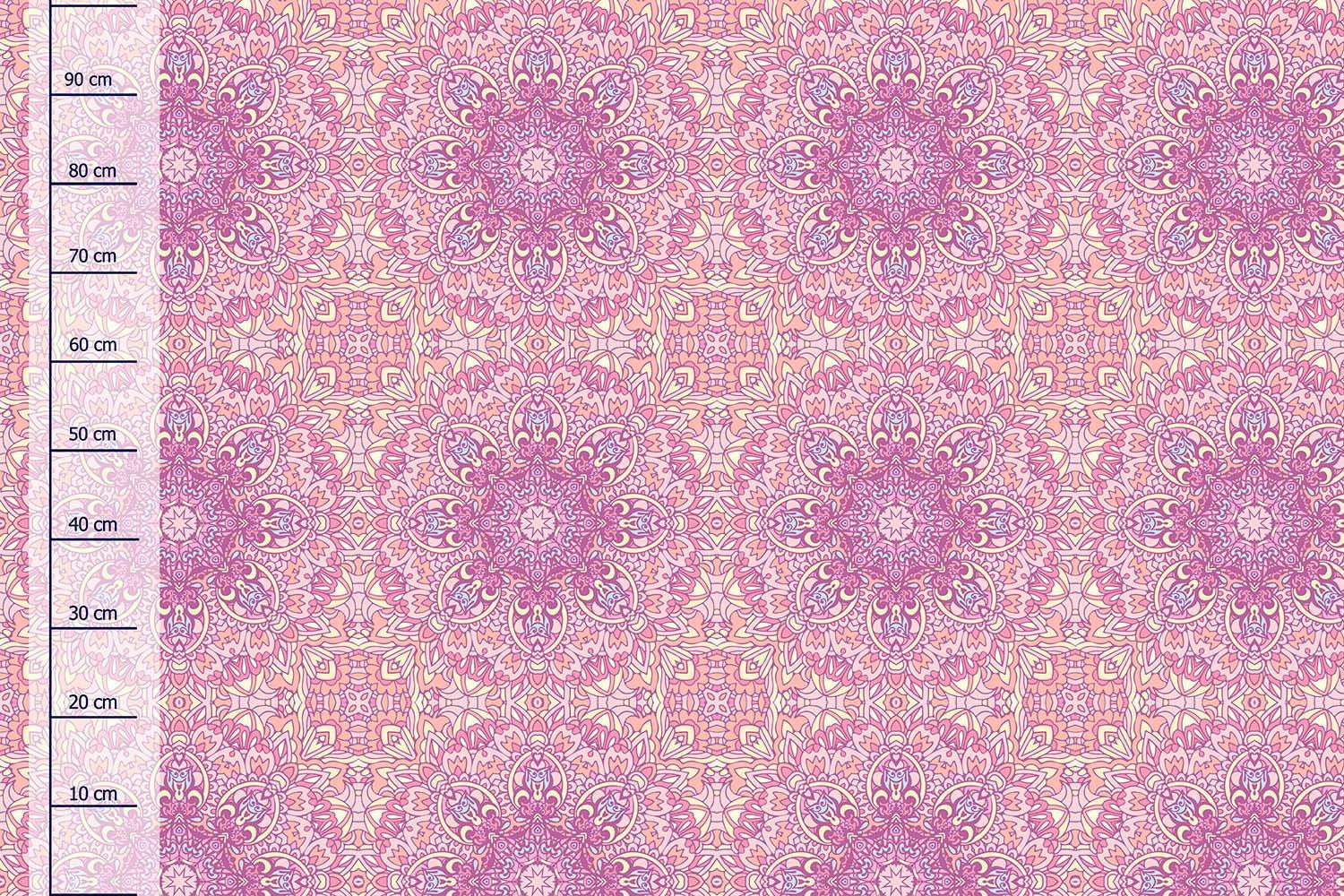 KOLOROWA MANDALA wz. 2 - tkanina szybkoschnąca