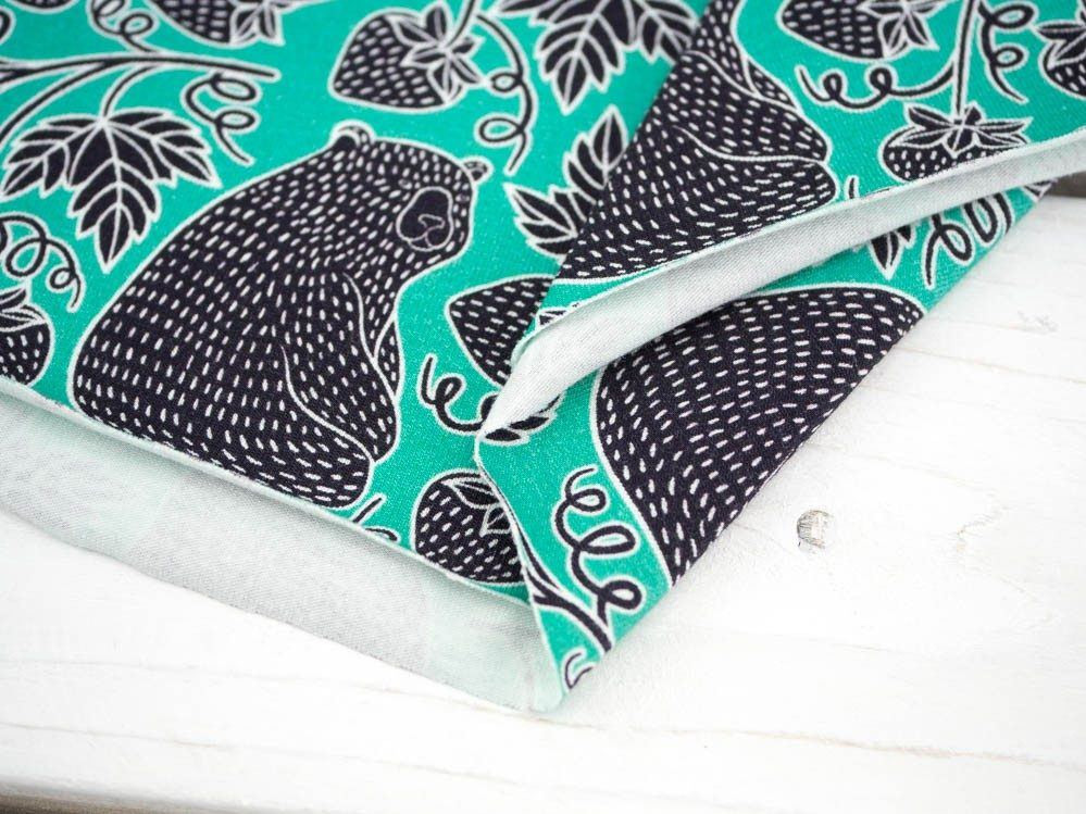 NIEDŹWIEDZIE Z POZIOMKAMI - single jersey z elastanem TE210