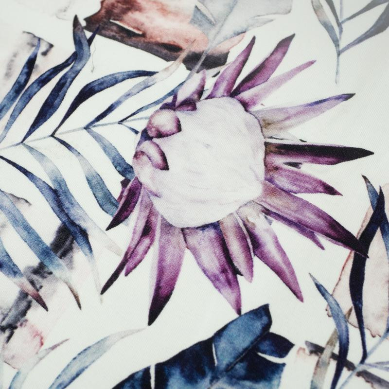 AKWARELOWE LIŚCIE 2.0 - dresówka pętelkowa 