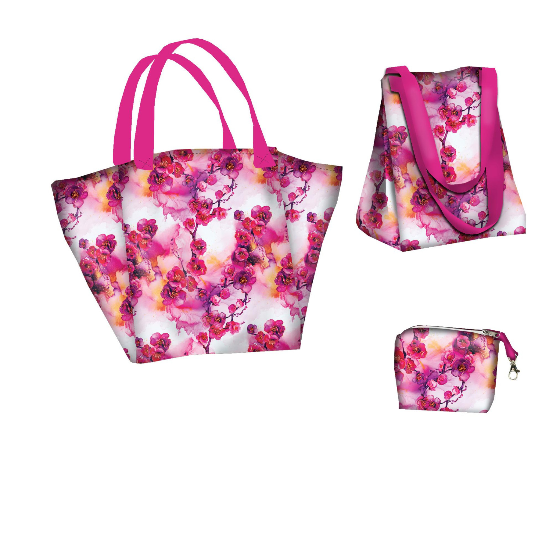 Torba XL z saszetką 2 w 1 - ALCOHOL PASTEL WZ. 6 - zestaw do uszycia
