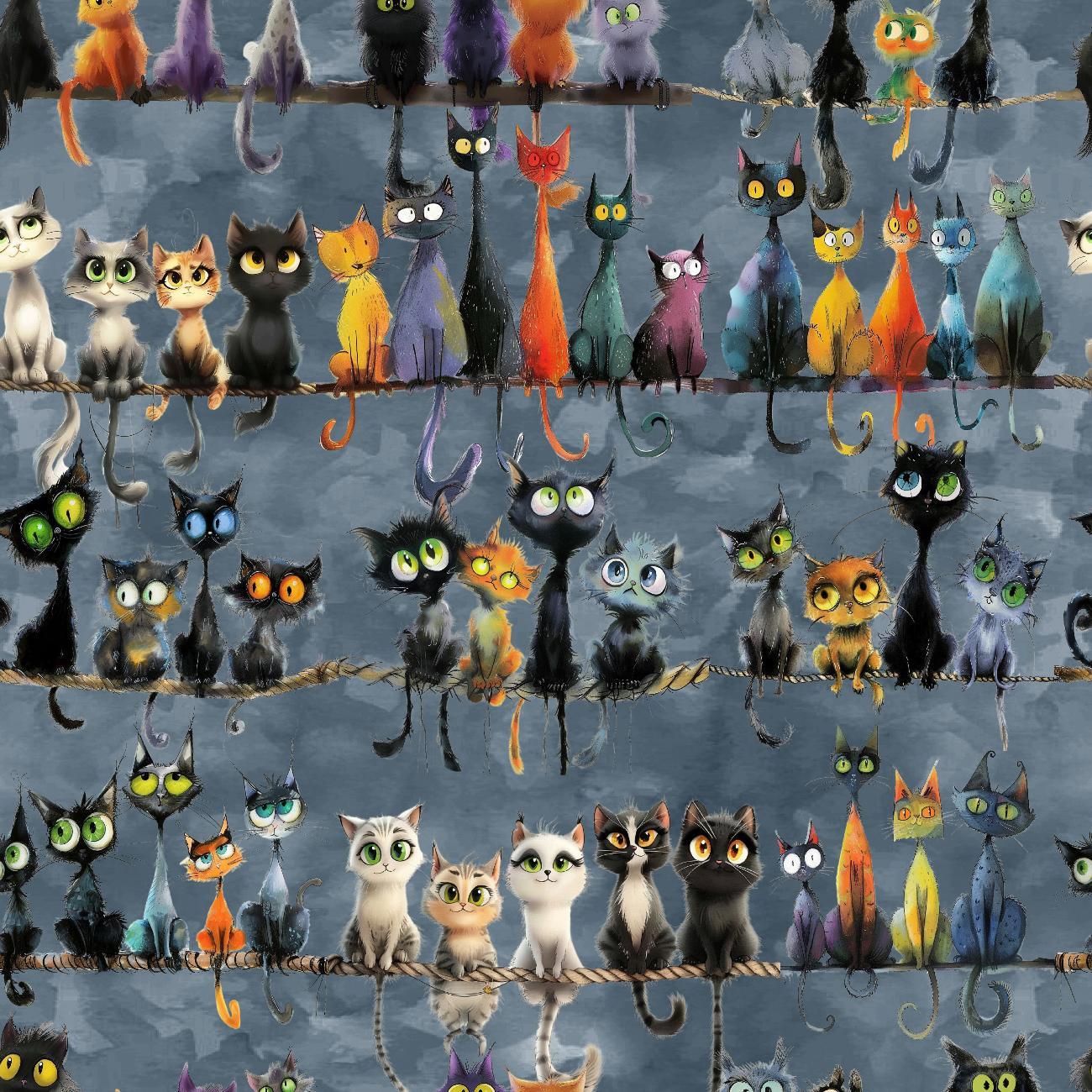 ANIMALS WZ.12 - dresówka pętelkowa