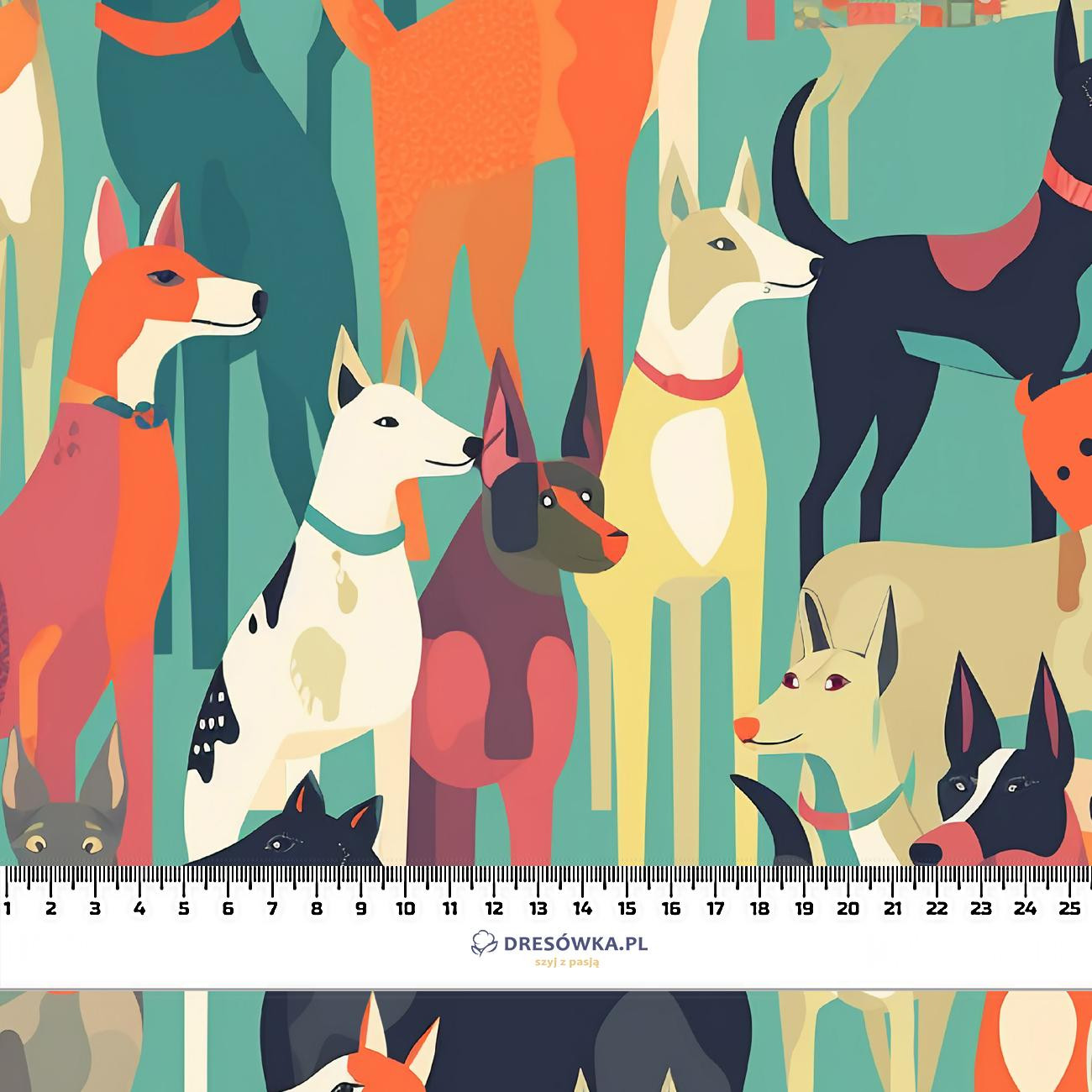 ANIMALS WZ.3 - tkanina wodoodporna