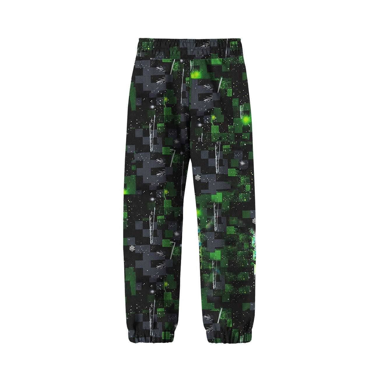 DZIECIĘCE SPODNIE Z SOFTSHELLU (YETI) - WINTER PIXEL WZ.2 - zestaw do uszycia