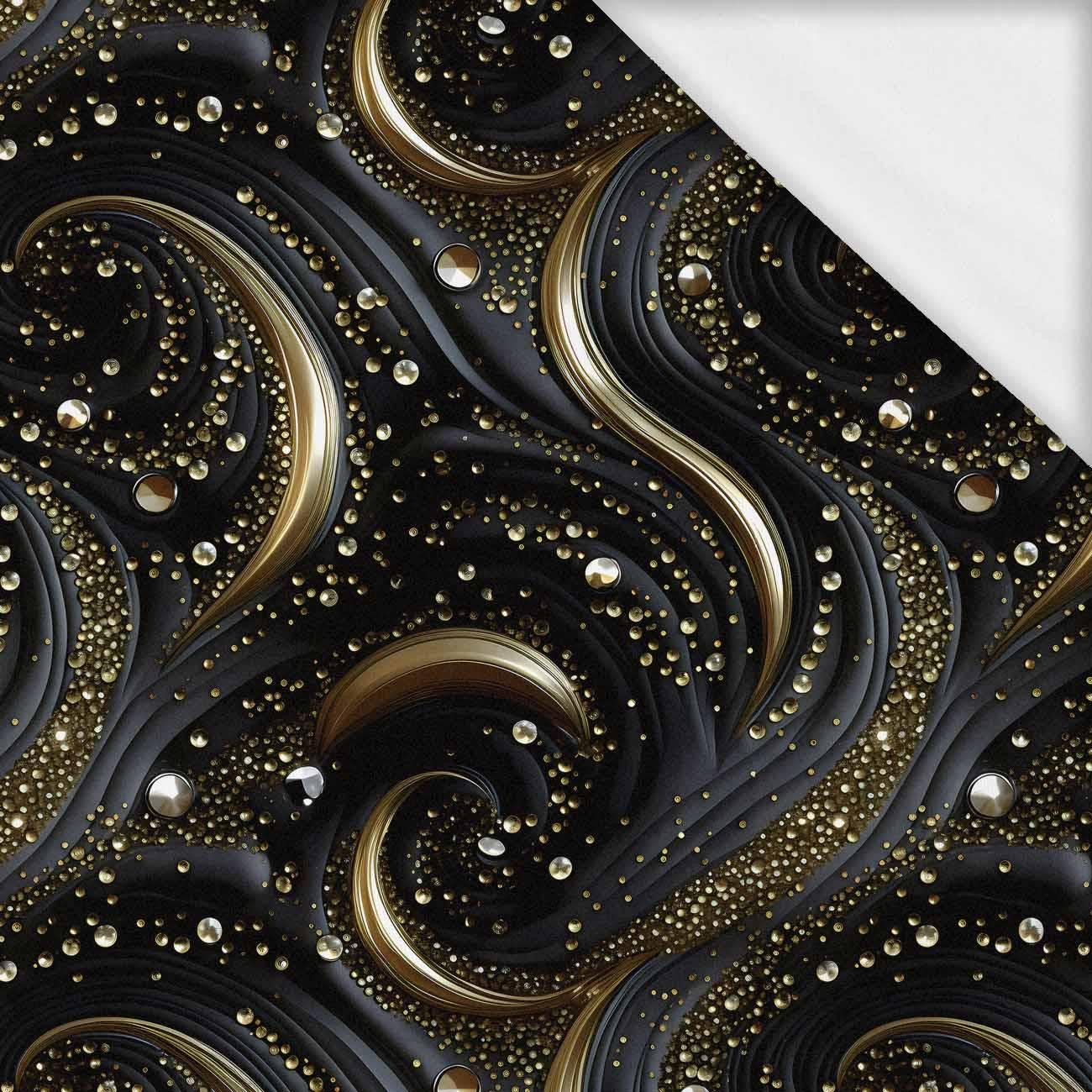 BLACK & GOLD GLAMOUR wz. 10- single jersey z elastanem ITY