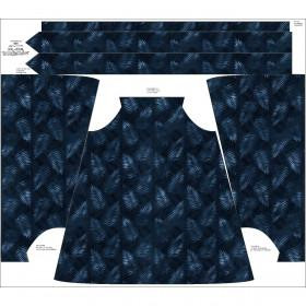 SUKIENKA "DALIA" MINI XXL-XXXL - BLUE LEAVES WZ. 2 - zestaw do uszycia 