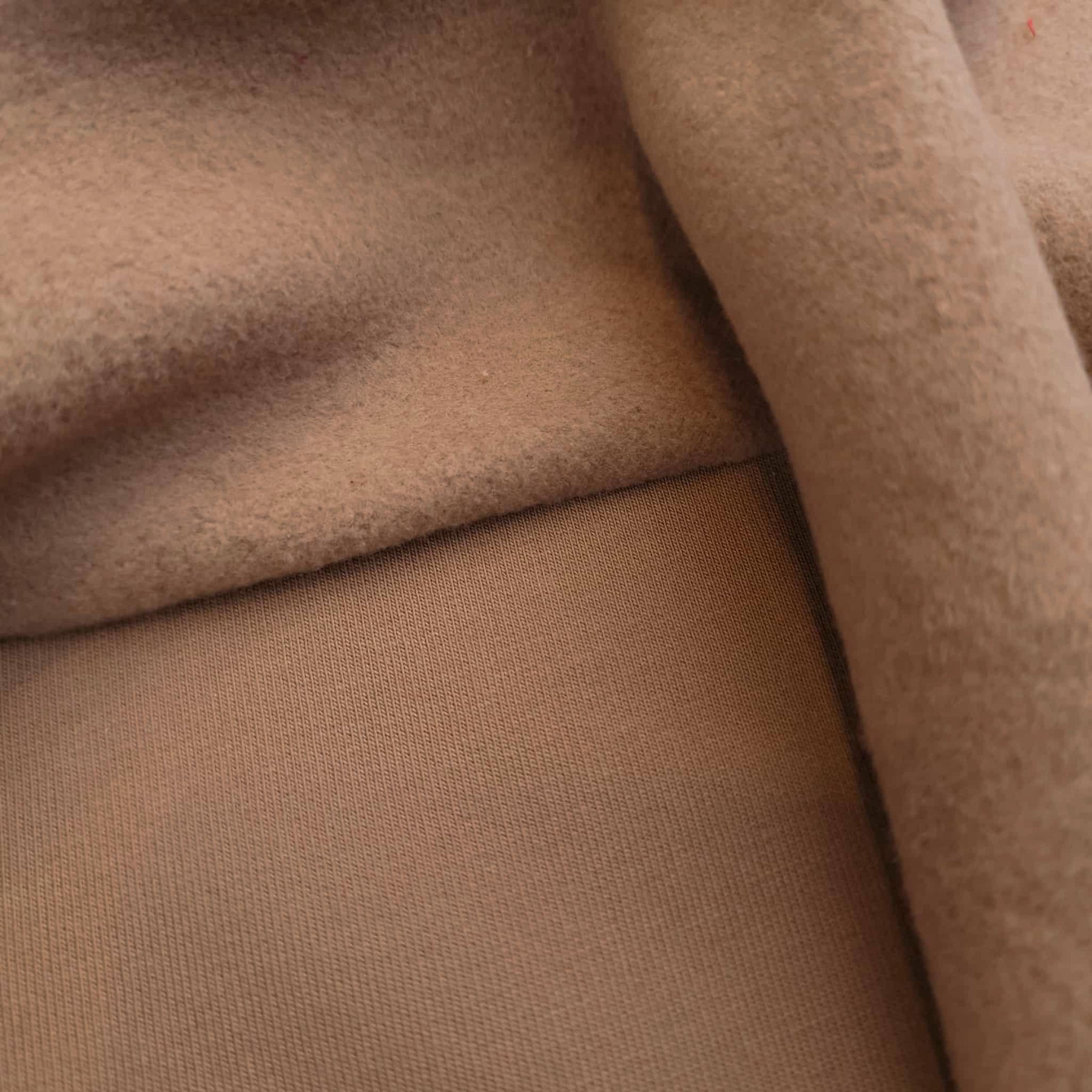 Gruba dresówka drapana D300 - CAMEL (D-212)