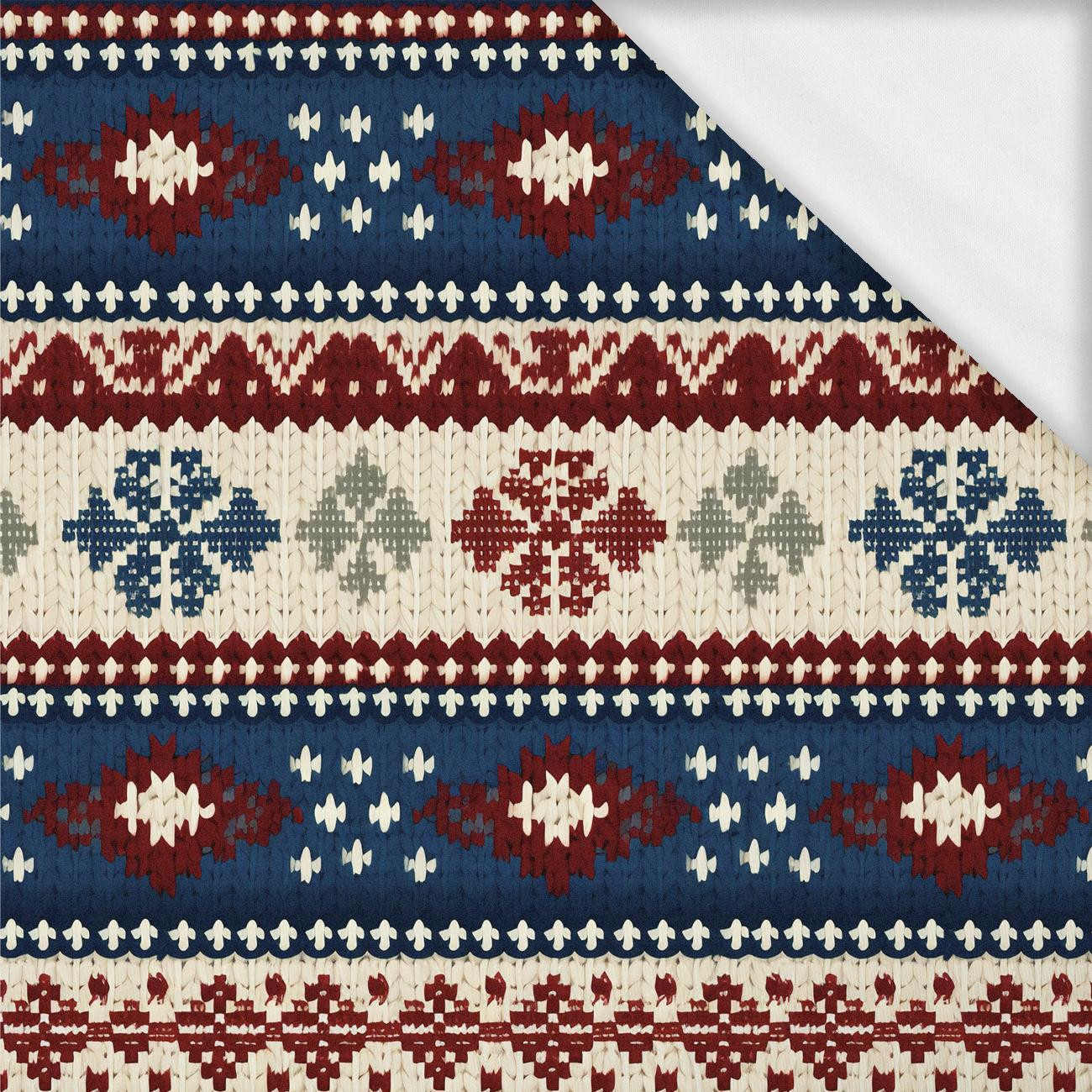 CHRISTMAS SWEATER wz.10- single jersey z elastanem ITY