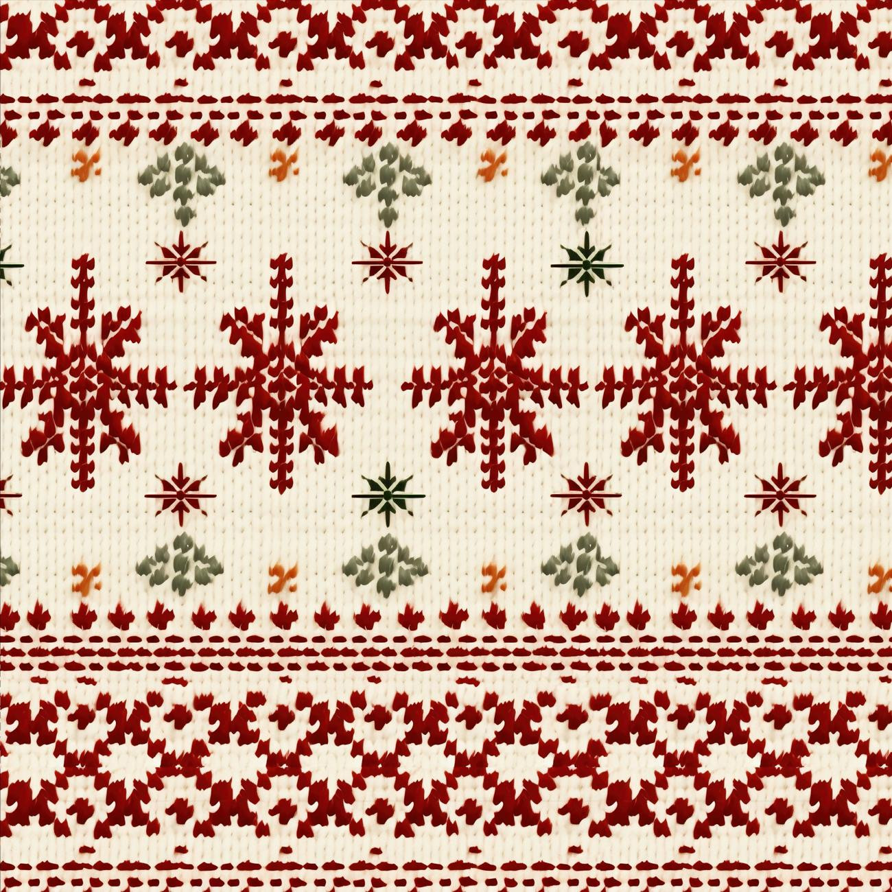 CHRISTMAS SWEATER wz.5- Welur tapicerski