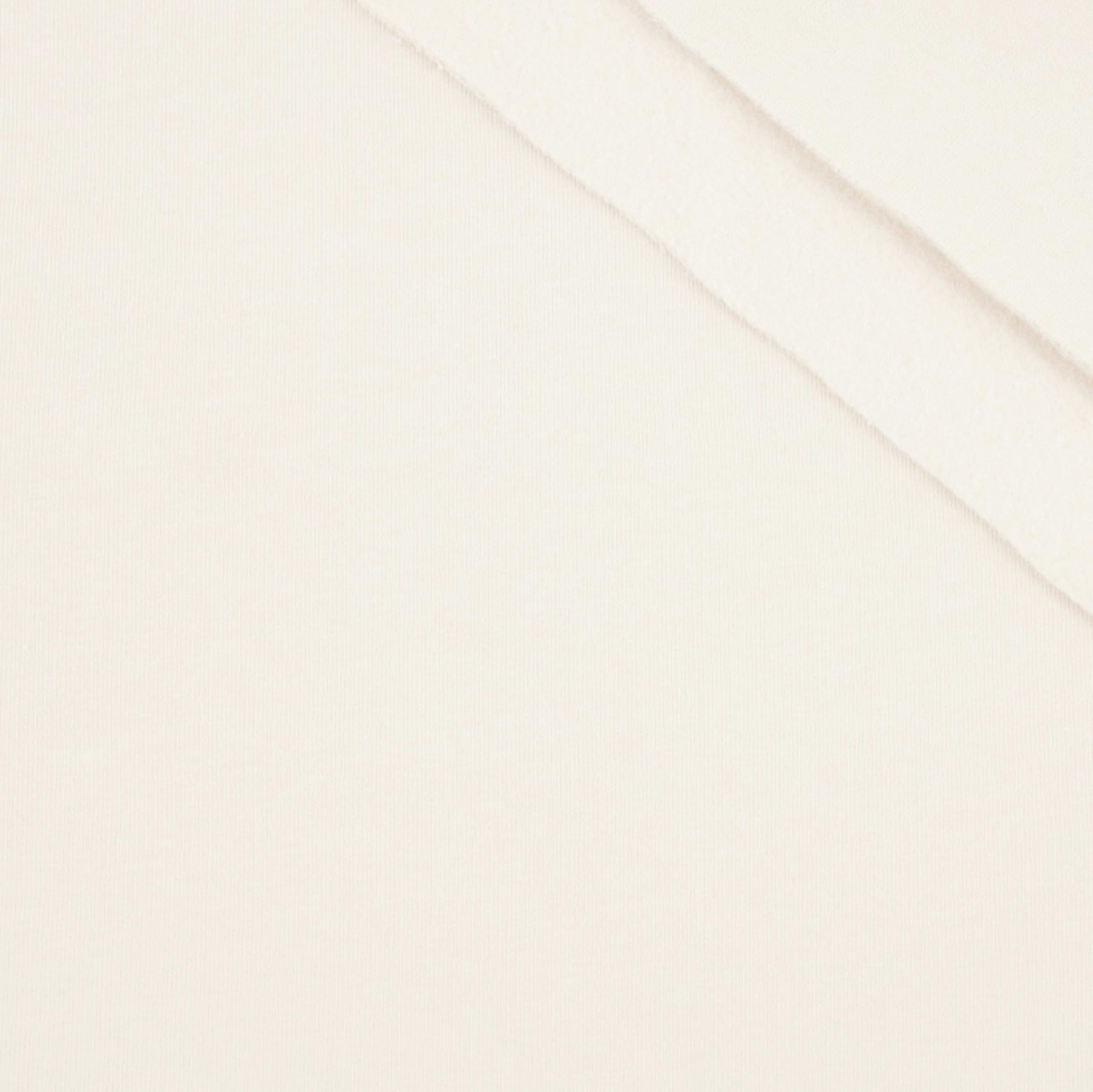 Gruba dresówka drapana D300 - Cloud Dancer/ ECRU (D-02) 